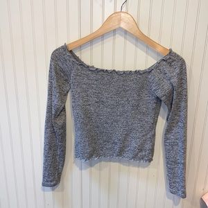 Off the shoulder long sleeve blouse 🥰